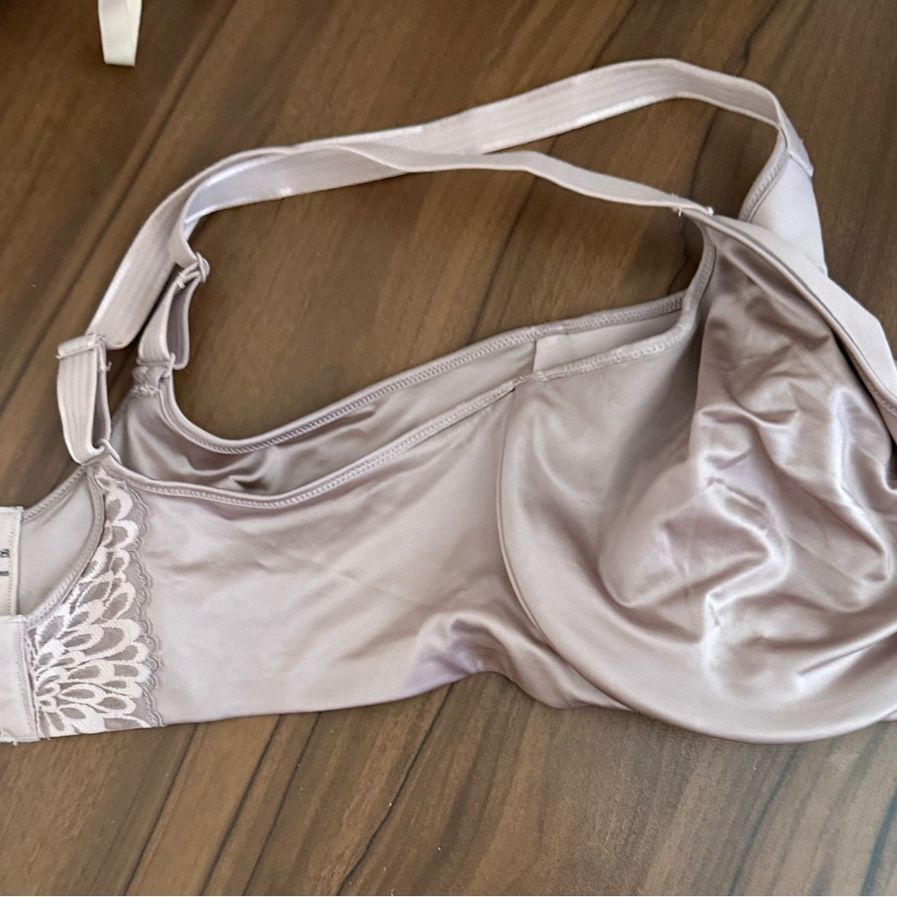 Bali Women's Satin Bra - Soft Gray